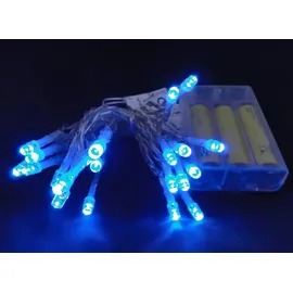 Nipach GmbH LED Lichterkette Batterie 3 m Blau