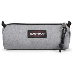 Schreibgeräteetui EASTPAK "BENCHMARK SINGLE", grau (sunday grau), Polyester, Schreibgeräteetuis, mit Label vorne