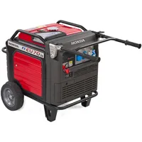 Honda Stromgenerator Honda EU 70is Inverter Stromerzeuger - 1x CEE 32A + 2x CEE 16A, 5 in kW, (Set, Stromerzeuger Zündkerzenschlüssel Bedienungsanleitung), Digital Auto Voltage Regulator D-AVR rot