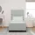 vidaXL Boxspringbett 90 x 200 cm Hellgrau