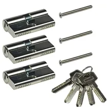 ChiliTec Schließzylinder-Set 3x 60mm Türschloss