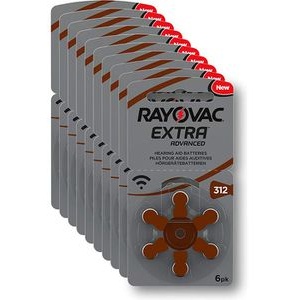 rayovac extra advanced 312 60