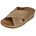 LULU LUX GRAPHIC-WEAVE SUEDE CROSS SLIDES Pantolette braun 39 EU
