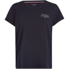 Tommy Hilfiger Uw0uw04525 Kurzarm-T-Shirt Desert Sky XL