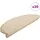 vidaXL Stufenmatten 30 Stk. 65x21x4 cm Creme Halbrund Groß