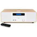 Thomson MIC201IDABBT Home-Stereoanlage Heim-Audio-Mikrosystem Weiß, Holz 60 W - Home-Stereoanlagen (Heim-Audio-Mikrosystem, Weiß, Holz, 60 W, DAB+,FM, Automatischer Suchlauf, Digital)