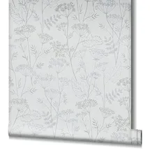 Marburg Vliestapete Flora Haven 53 cm x 10 m 0 g weiß 34193