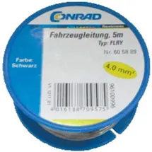 Conrad Components 605889 Fahrzeugleitung FLRY-B 1 x 4 mm2 Schwarz 5 m
