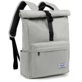 TANTOMI Rucksack Damen Herren, Rucksack Laptop Tasche 15,6 Zoll, Laptop Rucksack Damen Herren weit öffenbar, Rolltop Rucksack wasserdicht,Backpack Daypack für Schule,Fahrradfahren,Freizeit und Reise.