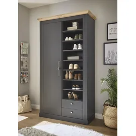 OTTO home WESTMINSTER TOPSELLER Garderobenschrank 108 x 46 x 203 grau