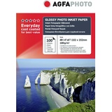 AgfaPhoto Fotopapier einseitig glänzend weiß, 10x15cm, 180g/m2, 20 Blatt (AP18020A6)