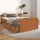 vidaXL Massivholzbett 90 x 200 cm Honigbraun