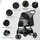 PawHut Hundebuggy onesize Grau