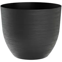Teraplast tera® Pflanzgefäße OVER Black schwarz rund 38 cm - Kunststoff