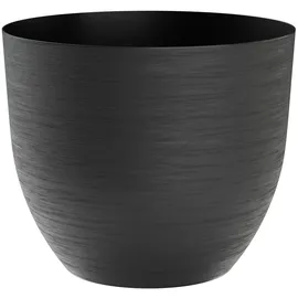 Teraplast tera® Pflanzgefäße OVER Black schwarz rund 38 cm - Kunststoff