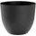 Teraplast tera® Pflanzgefäße OVER Black schwarz rund 38 cm - Kunststoff