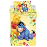 Jerry Fabrics Disney Winnie The Pooh Kinderbettwäsche – Bettbezug 100x135 cm