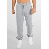 SMILODOX Herren Jogginghose Viktor Grau Melange asphaltgrau S
