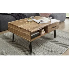 Sofa.de Couchtisch Mustique Akazie massiv natur beige 110 x 50 x 72 cm