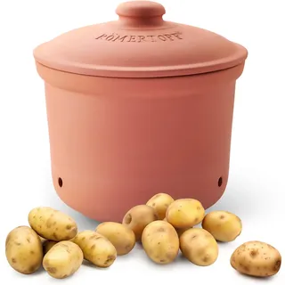 Römertopf Kartoffeltopf Maxi plus aus Naturton KEramik Vorratstopf Ø 26,0cm terrakotta