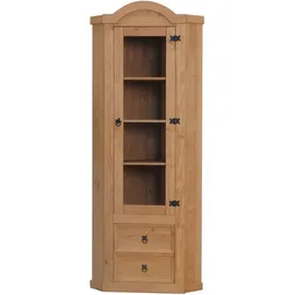 VCM Eckschrank New Mexico 200 x 57 x 51 cm BRAUN