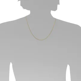 Ostsee-Schmuck Kette Panzer 1,3 mm Gold 333