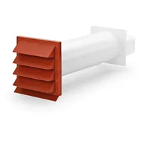 Naber  K-Klima-R flow 125 Mauerkasten ziegelrot