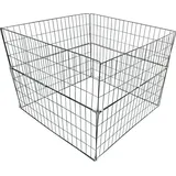 Estexo Metall Komposter Gartenkomposter 90x90x70 cm Drahtkomposter Metallgitter Grün