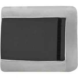 Beliani Sofa 3-Sitzer Vinterbro Samtstoff Grau