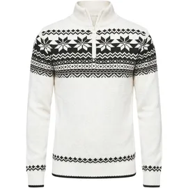 Brandit Textil Troyer Norweger Pullover Weiß M