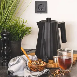 Alessi Plissé schwarz 1 l