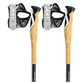 Leki Cross Trail Lite Carbon 100 - 135 cm schwarz-weiß-naturalcarbon