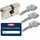 ABUS EC660NP Profildoppelzylinder 50/50 mm