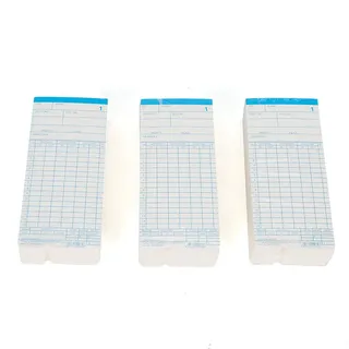 Monatliche Karten Stempelkarten, 250pcs Zeitkarten Wöchentliche Karte 186 mm×117 mm für Stempeluhr Stechuhr Zeiterfassung