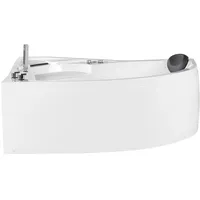 Beliani Neiva Whirlpool-Badewanne mit Tür 100 x 150 x 80 cm (Neiva)