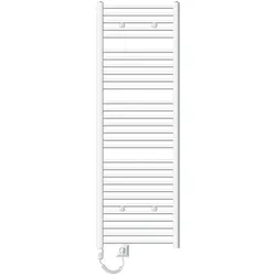 LuxeBath 600X1800mm WEIß BADHEIZKÖRPER HEIZKÖRPER ELEKTRO 900W HEIZSTAB RADIATOR GEBOGEN