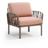 Nardi Komodo Poltrona Sessel, tortora / rosa quarzo