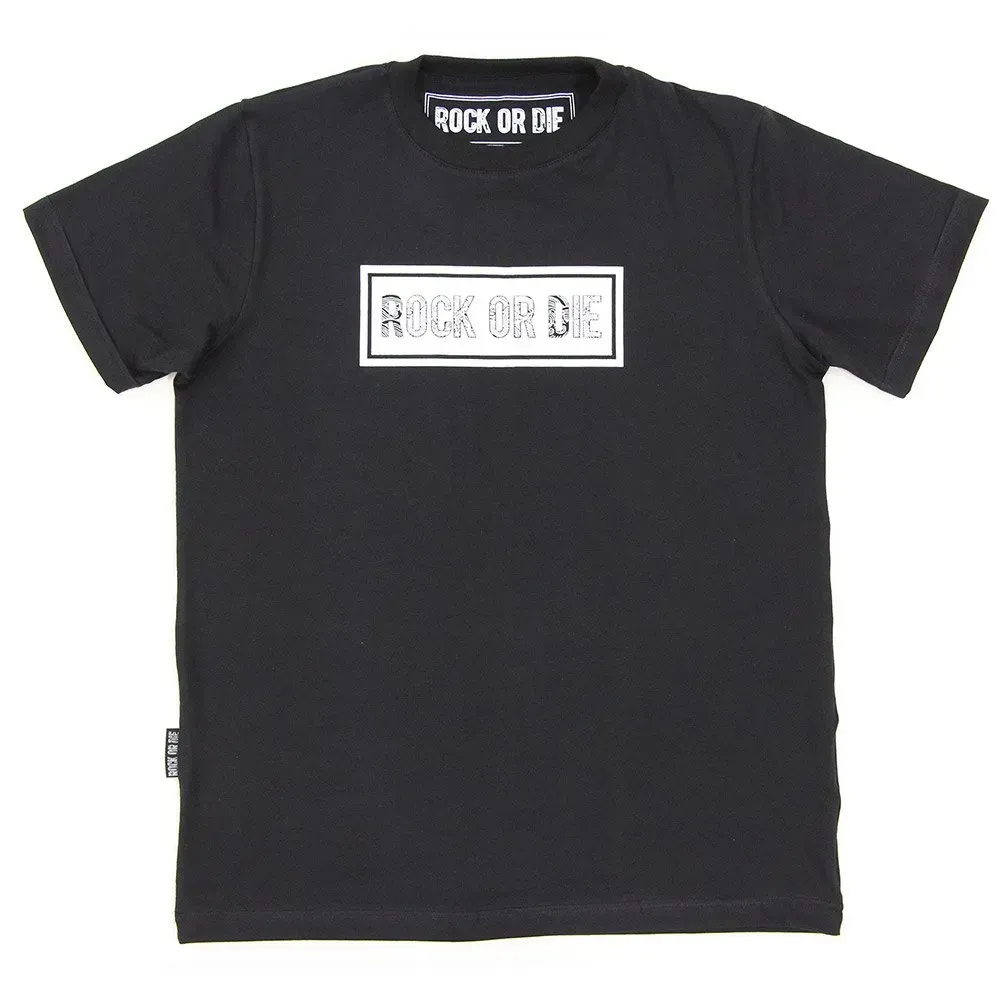 Rock Or Die Basic Kurzarm-t-shirt - Black - M