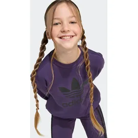 adidas LOOSE CREW FLARED KIDS LEGGINGS SET Trainingsanzug Lila 122