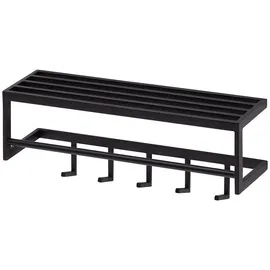 möbelando Wandgarderobe Metall Schwarz