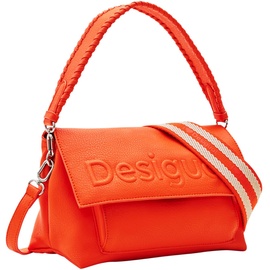 Desigual Women's Half Logo 24 VENE Accessories PU Across Body Bag, Orange