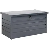 Auflagenbox Metall abschließbar 120 x 63 x 62cm anthrazit