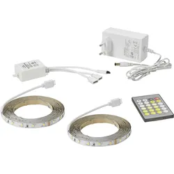 NORDLUX LED Stripe "Ledstrip", G (A-G), weiß, Kabellänge 120,00m, Lichterketten, Einstellbares und dimmbares weißes Licht, inkl. Fernbedienung