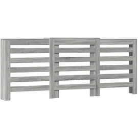 vidaXL Heizkörperverkleidung Grau Sonoma 205x21,5x83,5 cm