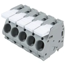WAGO 2716-105 Federkraftklemmblock 6.00 mm2 Polzahl 5 Grau 25 St.