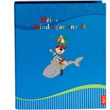 Goldbuch 35446 Kindergarten Sammelordner Sammy Samoa im Format DIN A4, Aktenornder aus Kunstdruck mit UV-Lack, Ordner mit Hebelmechanik, Hefter mit 4 bedruckten Trennblättern, Pirat, Junge, Blau