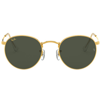 Ray Ban Round Metal RB3447 919631 47-21 gold/green classic