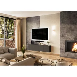 Germania Mehrzweckschrank 183 x 45 x 25 cm Graphit