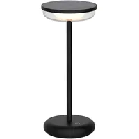 enovalite Außenleuchte Aluminium Edelstahl 27,0 cm inkl. Akku und Solar schwarz