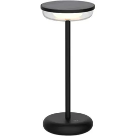 enovalite Außenleuchte Aluminium Edelstahl 27,0 cm inkl. Akku und Solar schwarz
